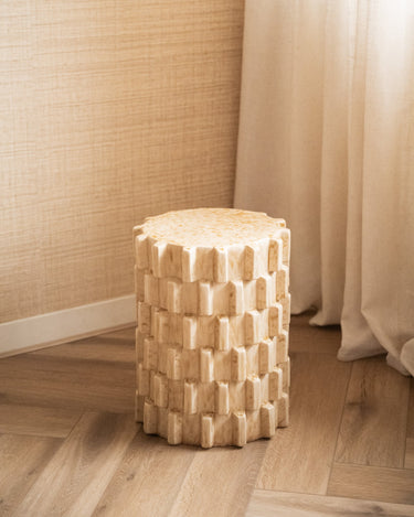 Side Table Axu Ceramic Butter Yellow - Things I Like Things I Love