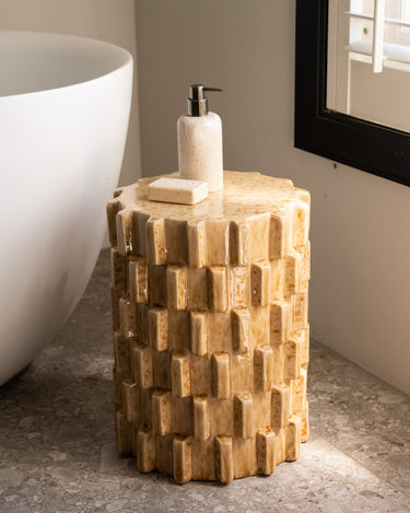 Side Table Axu Ceramic Butter Yellow - Things I Like Things I Love