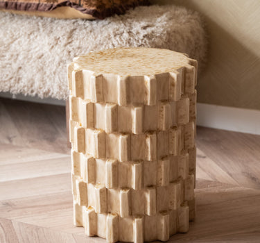Side Table Axu Ceramic Butter Yellow - Things I Like Things I Love