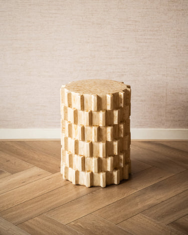 Side Table Axu Ceramic Butter Yellow - Things I Like Things I Love