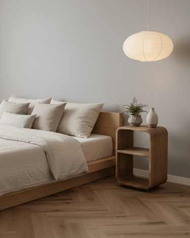 Side Table / Nightstand Rigato Mango Wood - Things I Like Things I Love