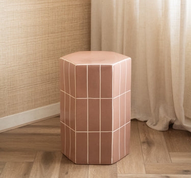 Side Table Plu Tiles Old Pink - Things I Like Things I Love
