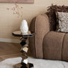 Side Table Reflec Mirror Brown - Things I Like Things I Love