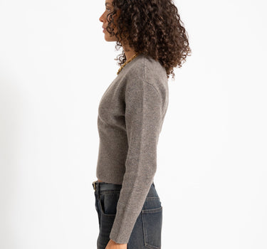 Sloan O-Neck Knit Morel - Things I Like Things I Love