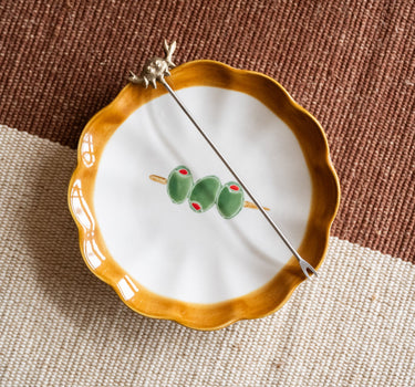 Small Plate Olive Skewer - Things I Like Things I Love