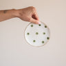 Small Plate Polka Dots Green - Things I Like Things I Love