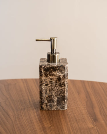 Soap Dispenser Royal Marble Brown - Things I Like Things I Love