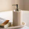 Soap Dispenser Stripes Polyresin - Things I Like Things I Love