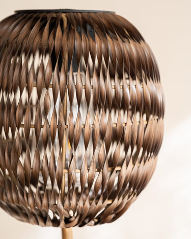 Standing Lantern Solar Dark Brown - Things I Like Things I Love