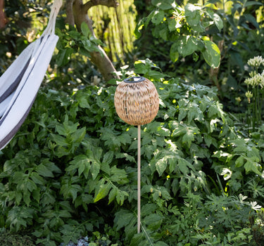 Standing Lantern Solar Light Brown - Things I Like Things I Love