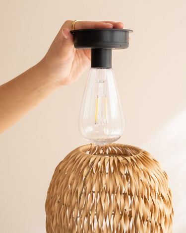 Standing Lantern Solar Light Brown - Things I Like Things I Love