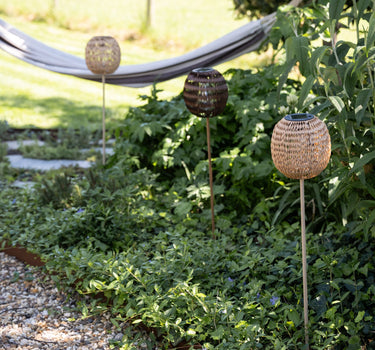 Standing Lantern Solar Light Brown - Things I Like Things I Love