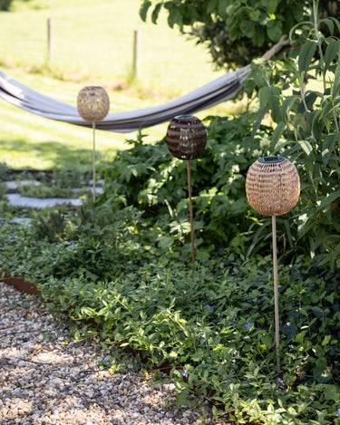 Standing Lantern Solar Light Brown - Things I Like Things I Love