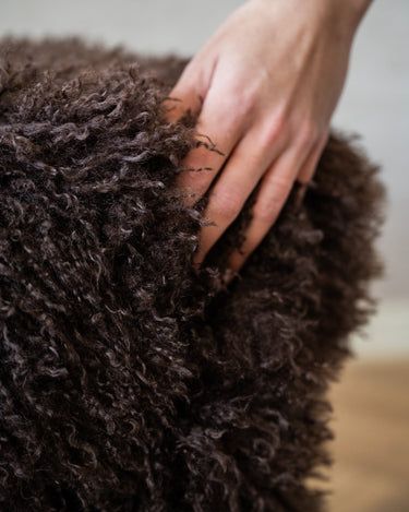 Stool Doodly Furry Brown - Things I Like Things I Love