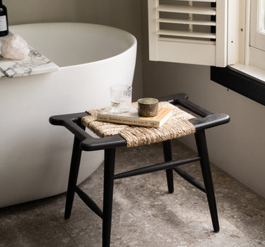 Stool Ovira Braided Wool - Things I Like Things I Love