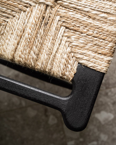 Stool Ovira Braided Wool - Things I Like Things I Love