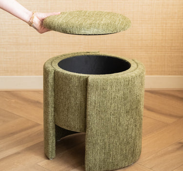 Storage Pouf Wallie Olive Green - Things I Like Things I Love