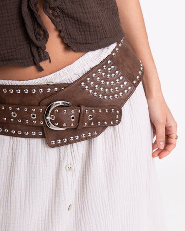 Stud Belt Bracken Brown - Things I Like Things I Love