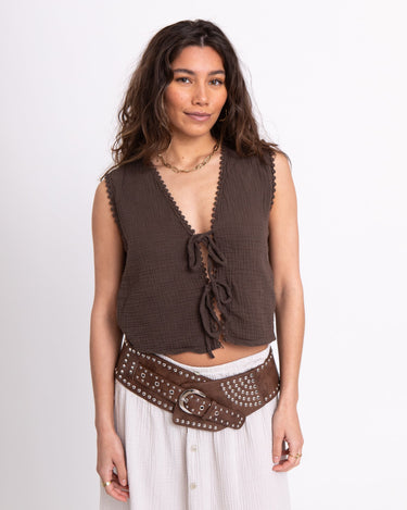 Stud Belt Bracken Brown - Things I Like Things I Love
