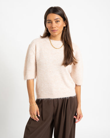 Sutton O-Neck Knit Birch - Things I Like Things I Love