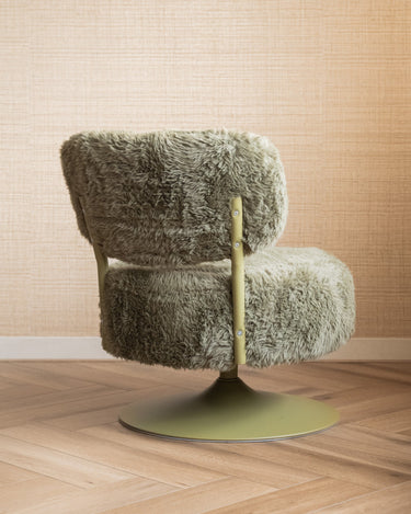 Swivel Chair Furlo Furry Olive Green - Things I Like Things I Love
