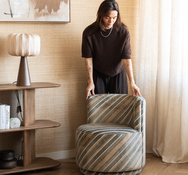 Swivel Chair Metro Striped - Things I Like Things I Love