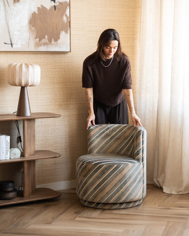 Swivel Chair Metro Striped - Things I Like Things I Love