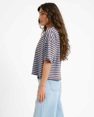 T-shirt Ole Stripes Blue - Things I Like Things I Love
