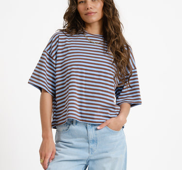 T-shirt Ole Stripes Blue - Things I Like Things I Love