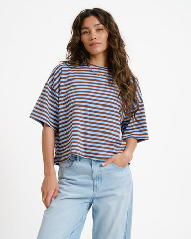 T-shirt Ole Stripes Blue - Things I Like Things I Love