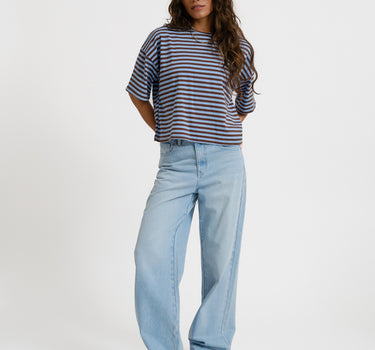 T-shirt Ole Stripes Blue - Things I Like Things I Love