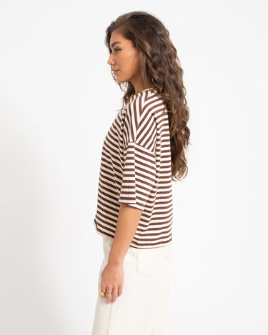 T-shirt Ole Stripes Sand - Things I Like Things I Love
