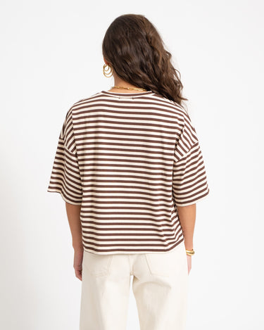 T-shirt Ole Stripes Sand - Things I Like Things I Love