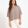 T-shirt Ole Stripes Sand - Things I Like Things I Love
