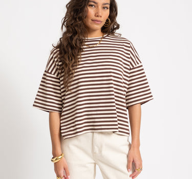 T-shirt Ole Stripes Sand - Things I Like Things I Love