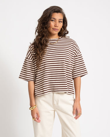 T-shirt Ole Stripes Sand - Things I Like Things I Love