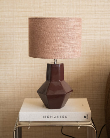 Table Lamp Calira Burgundy - Things I Like Things I Love