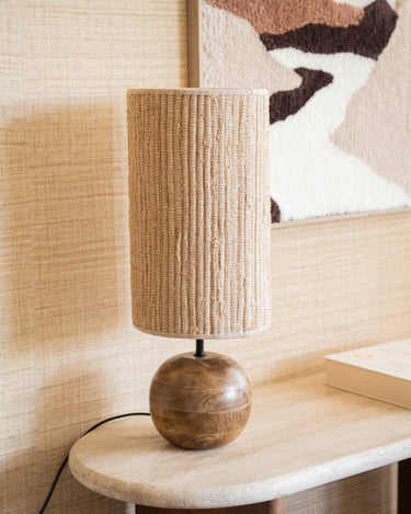Table Lamp Gadja Wood - Things I Like Things I Love