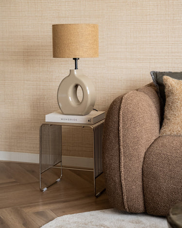 Table Lamp Kanti Aiko Olive Grey - Things I Like Things I Love