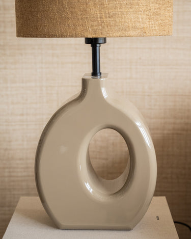 Table Lamp Kanti Aiko Olive Grey - Things I Like Things I Love
