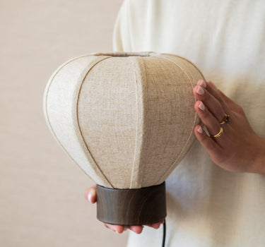Table Lamp Kyzo Linen - Small - Things I Like Things I Love