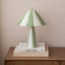 Table Lamp Lino Ceramic Stripes Green - Things I Like Things I Love
