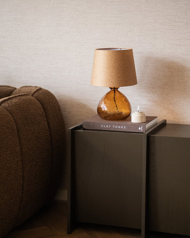 Table lamp Melzo Glass Amber - Things I Like Things I Love