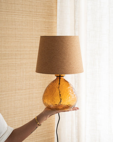 Table lamp Melzo Glass Amber - Things I Like Things I Love
