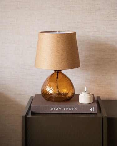 Table lamp Melzo Glass Amber - Things I Like Things I Love