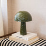 Table Lamp Mushroom Olive Green - Things I Like Things I Love