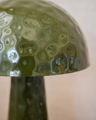 Table Lamp Mushroom Olive Green - Things I Like Things I Love