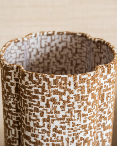 Table Lamp Pia Pattern Brown - Things I Like Things I Love