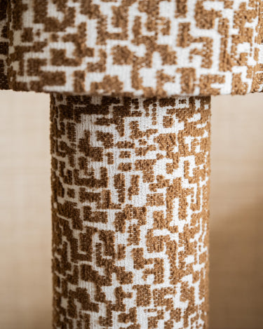 Table Lamp Pia Pattern Brown - Things I Like Things I Love