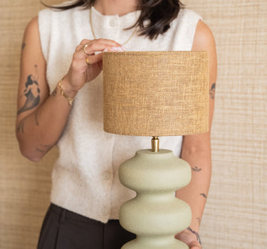 Table Lamp Soroca Aiko Green - Things I Like Things I Love